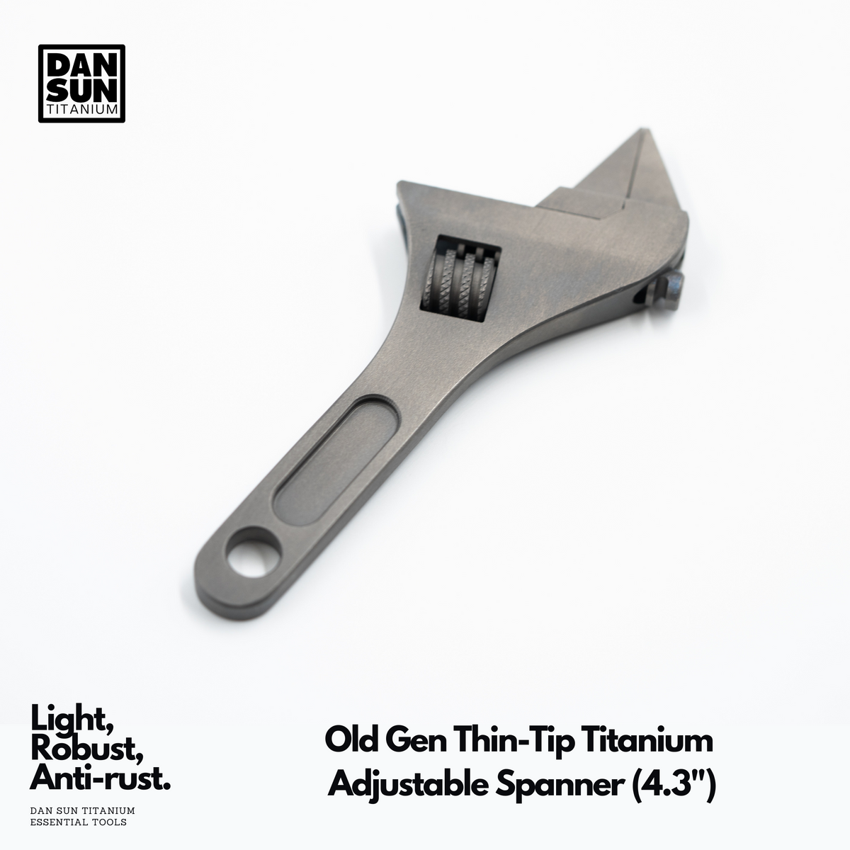 Titanium Thin-Tip Adjustable Spanner image 3