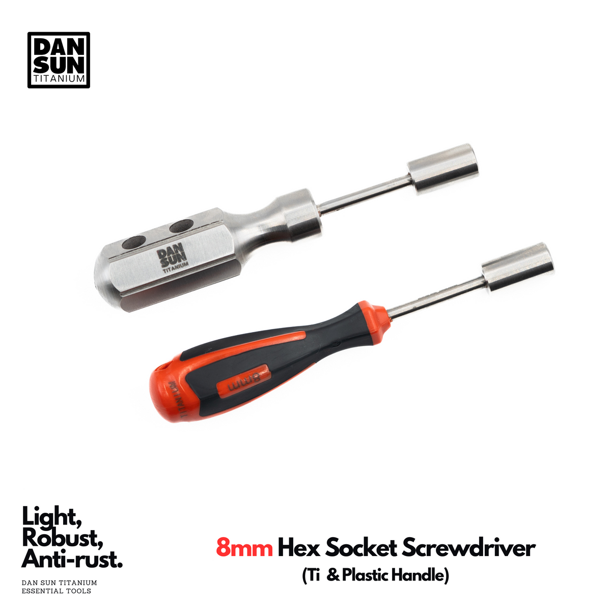 8mm Titanium Hex Socket Screwdriver image 0